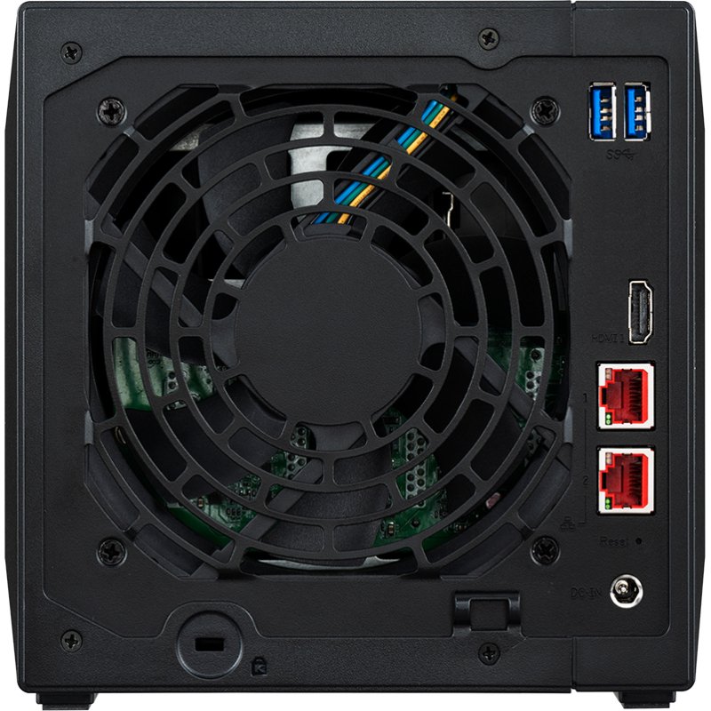 Asustor AS5404T serveur de stockage NAS Intel® Celeron® N5105 4 Go DDR4 0 To ADM Noir