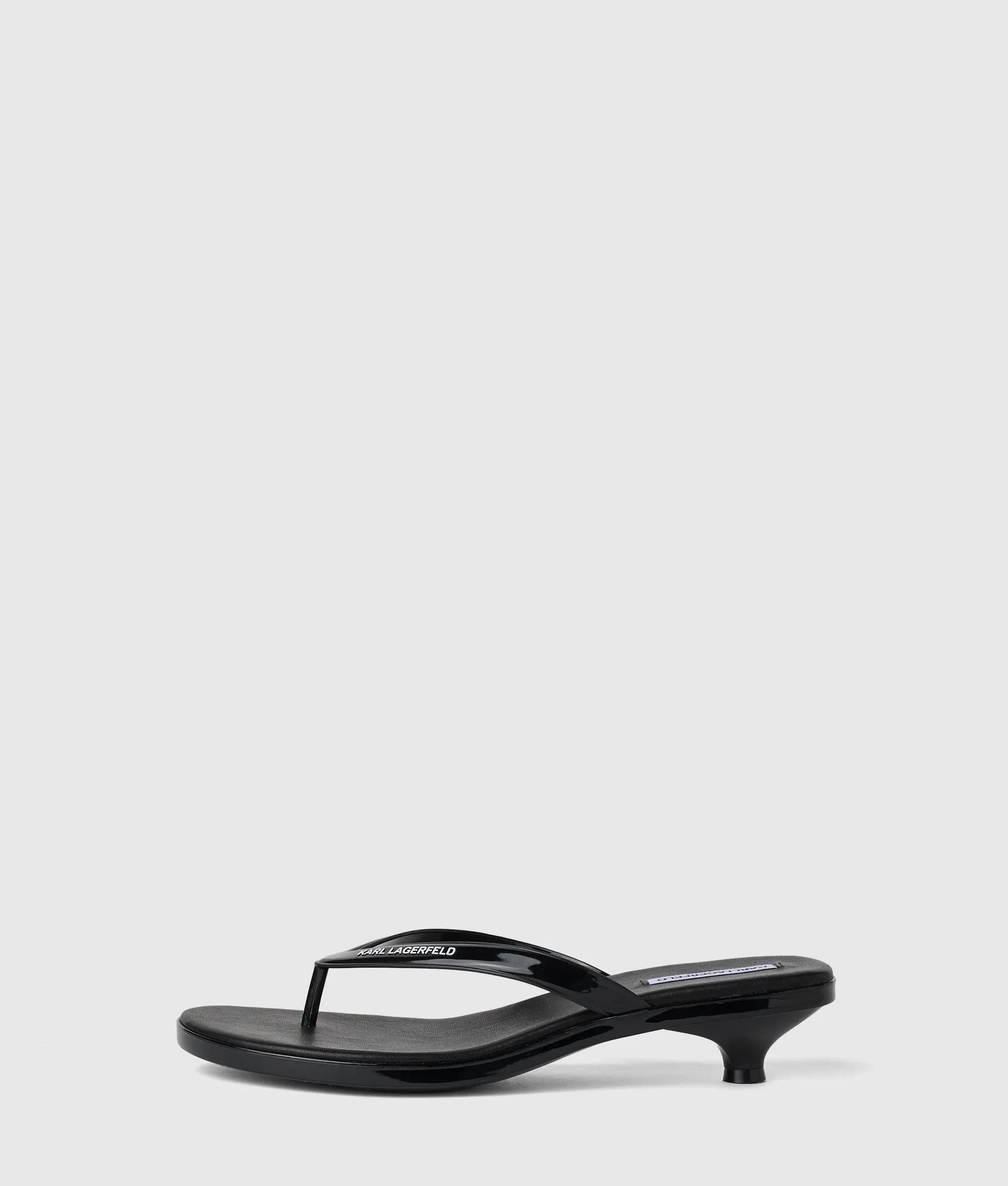 Sandalen met jelly hakken