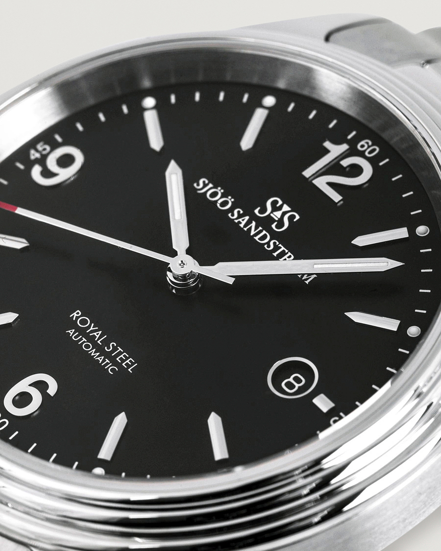 Sjöö Sandström Royal Steel Classic 41mm Black and Steel