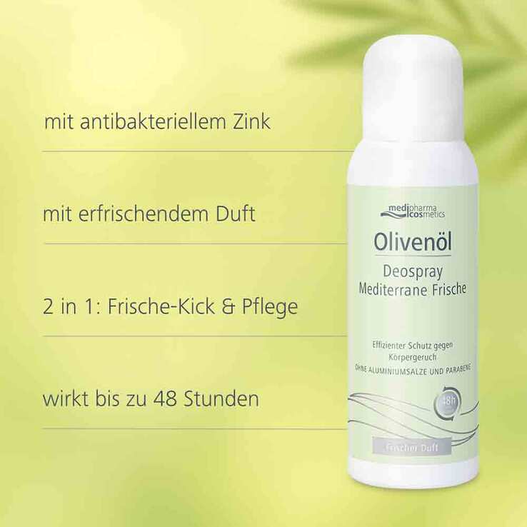 Olivenöl Deospray Mediterrane Frische, 125 ml