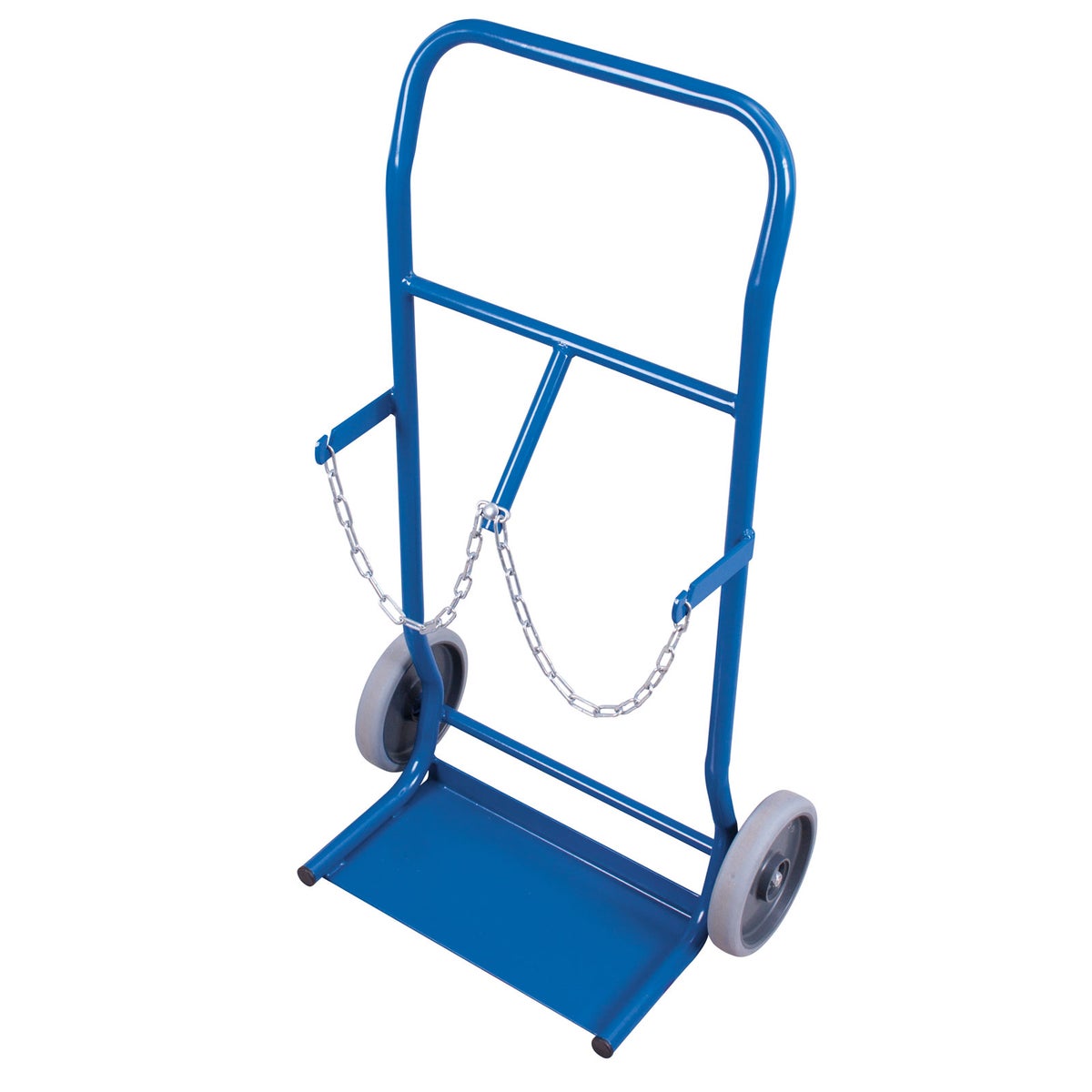 VARIOfit stalen flessenwagen, draagvermogen 50 kg, voor 2 x 10 liter flessen