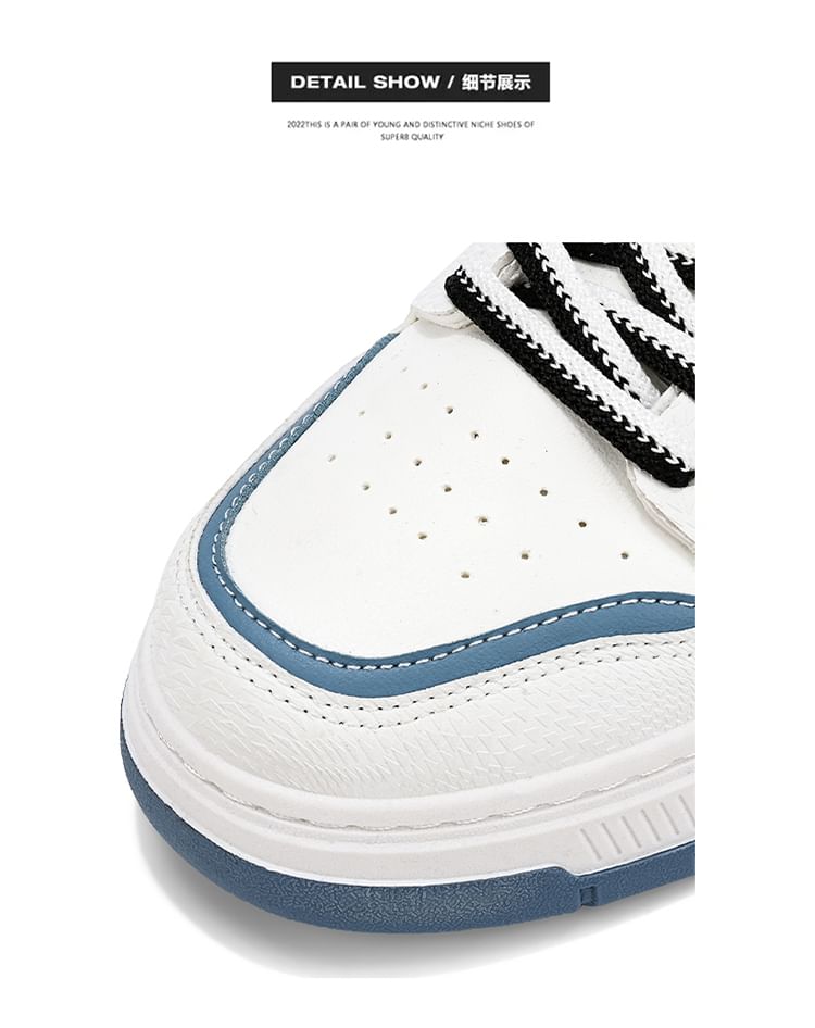 HANO - Veterschoenen met letters en platform
