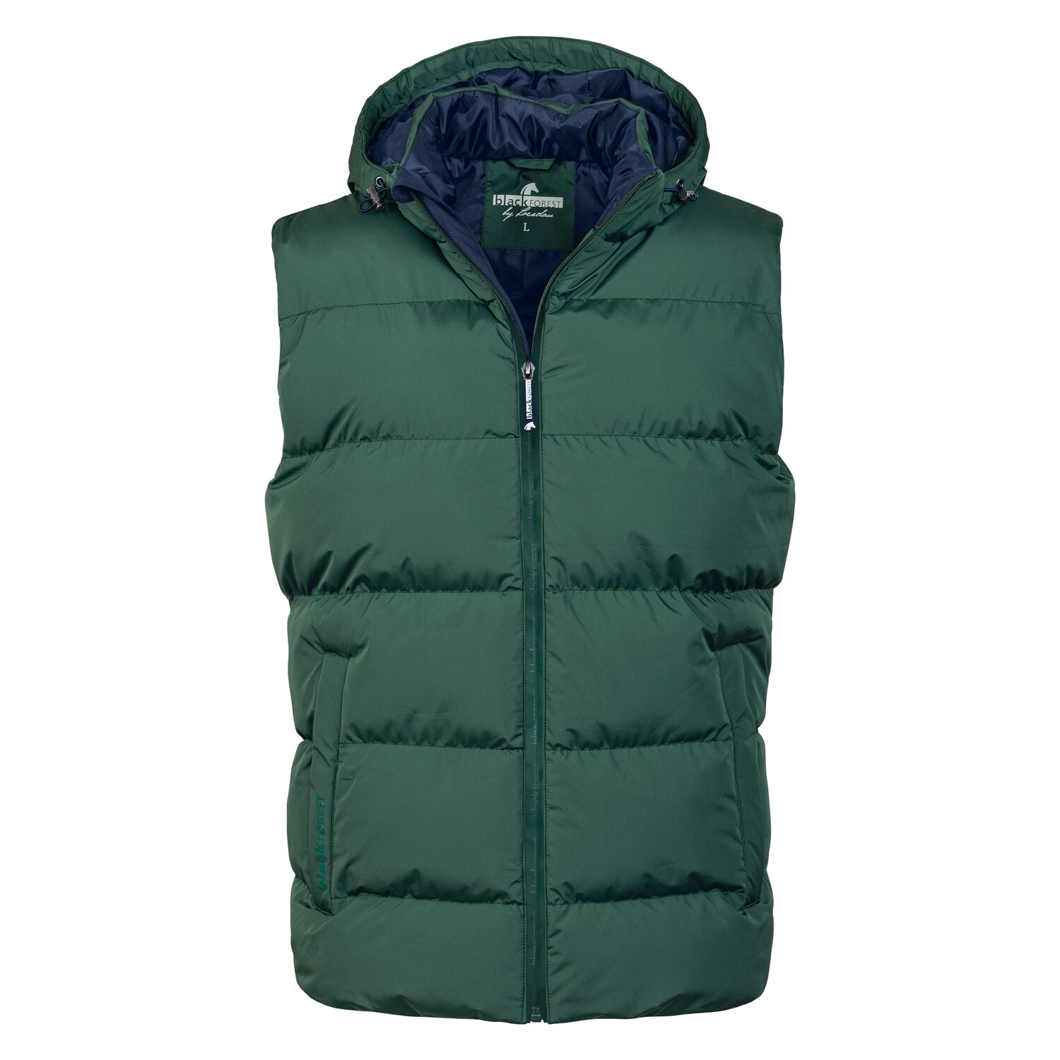 black forest Steppweste mit Kapuze  - race green - XS