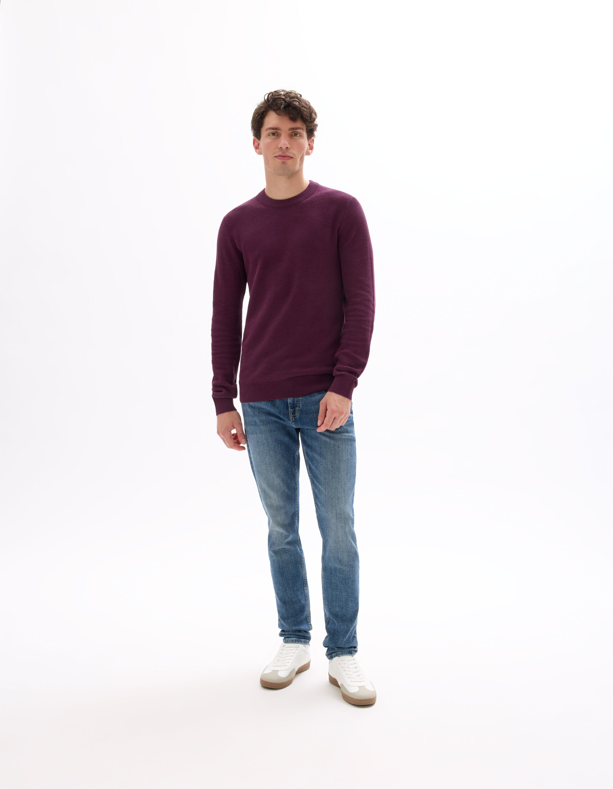 Jean C.25 slim coton stretch 3 longueurs - double stone
