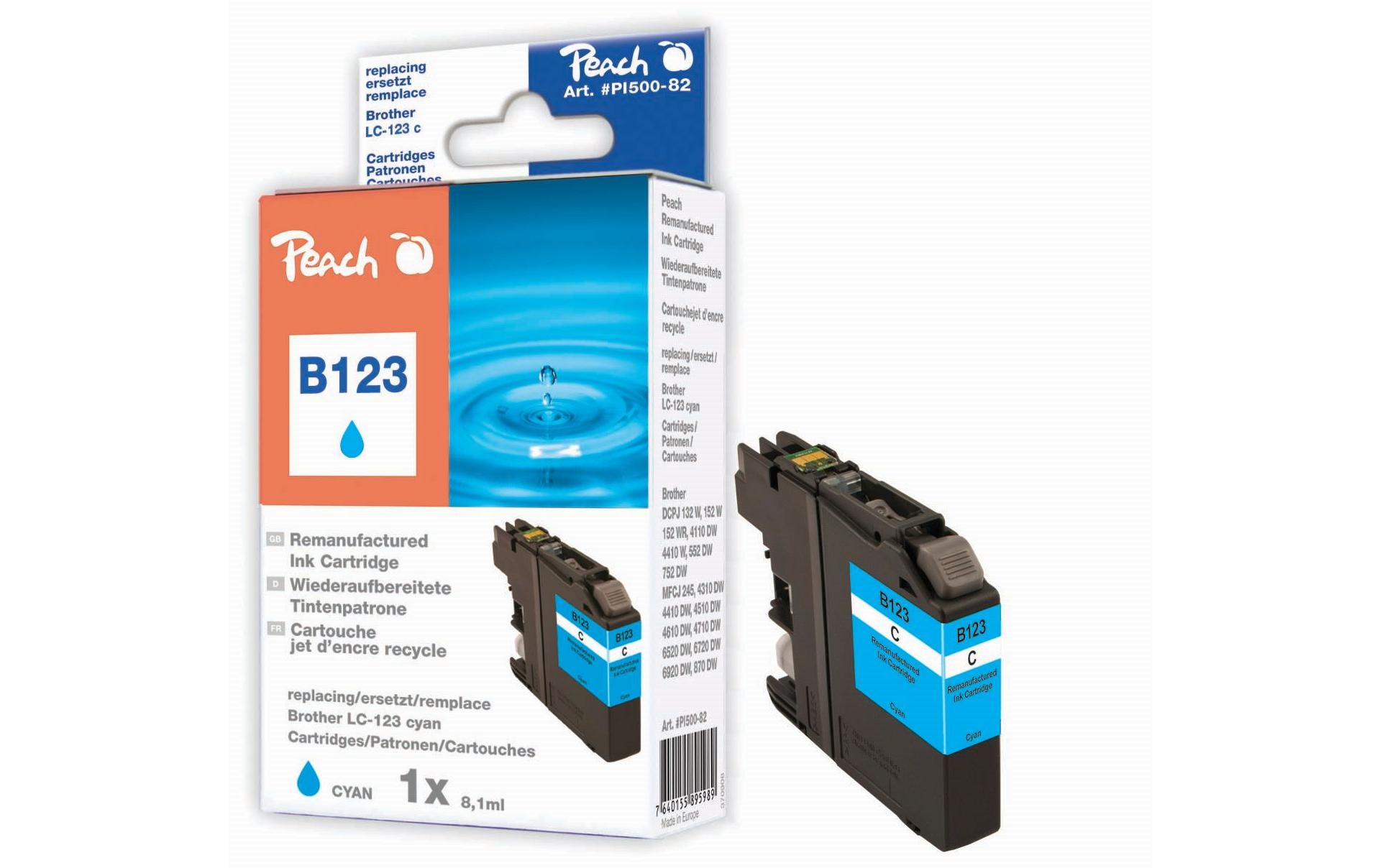 Tinte Brother LC-123 CyanDruckerpatrone, Cyan