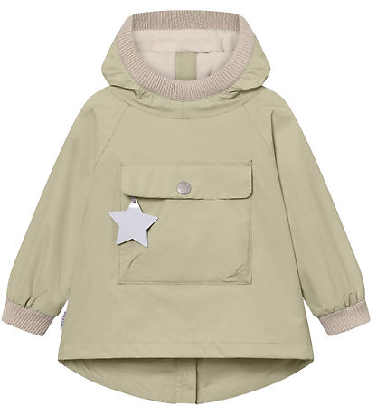 Mini A Ture Sommerjacke - MatBaby Vito Fleece Anorak - Ulme Gree