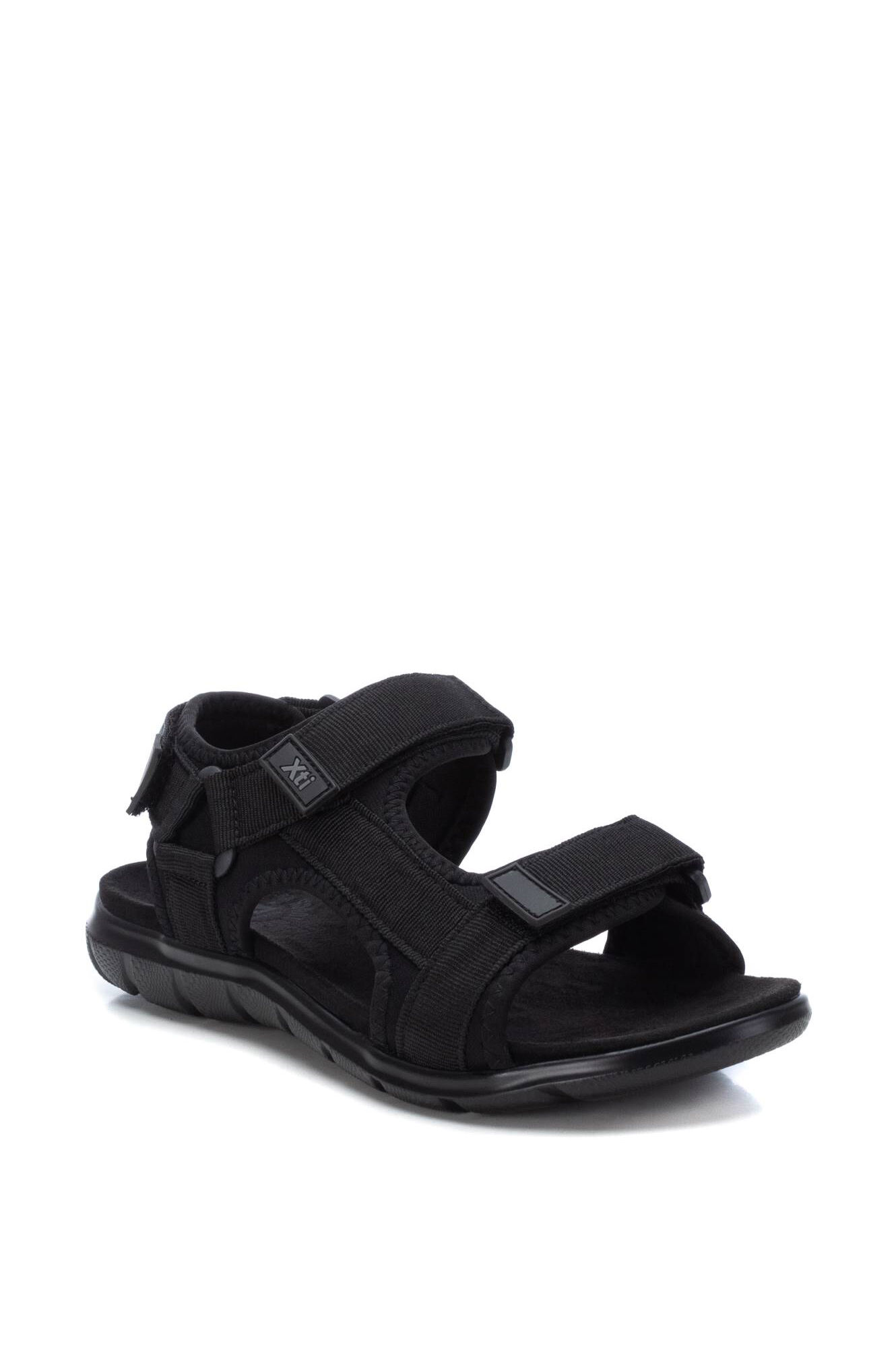 Sandália masculina estilo trekking, Xti - preta