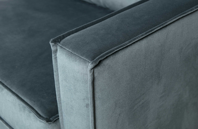 WOOOD Rodeo Velvet hoekbank links Teal