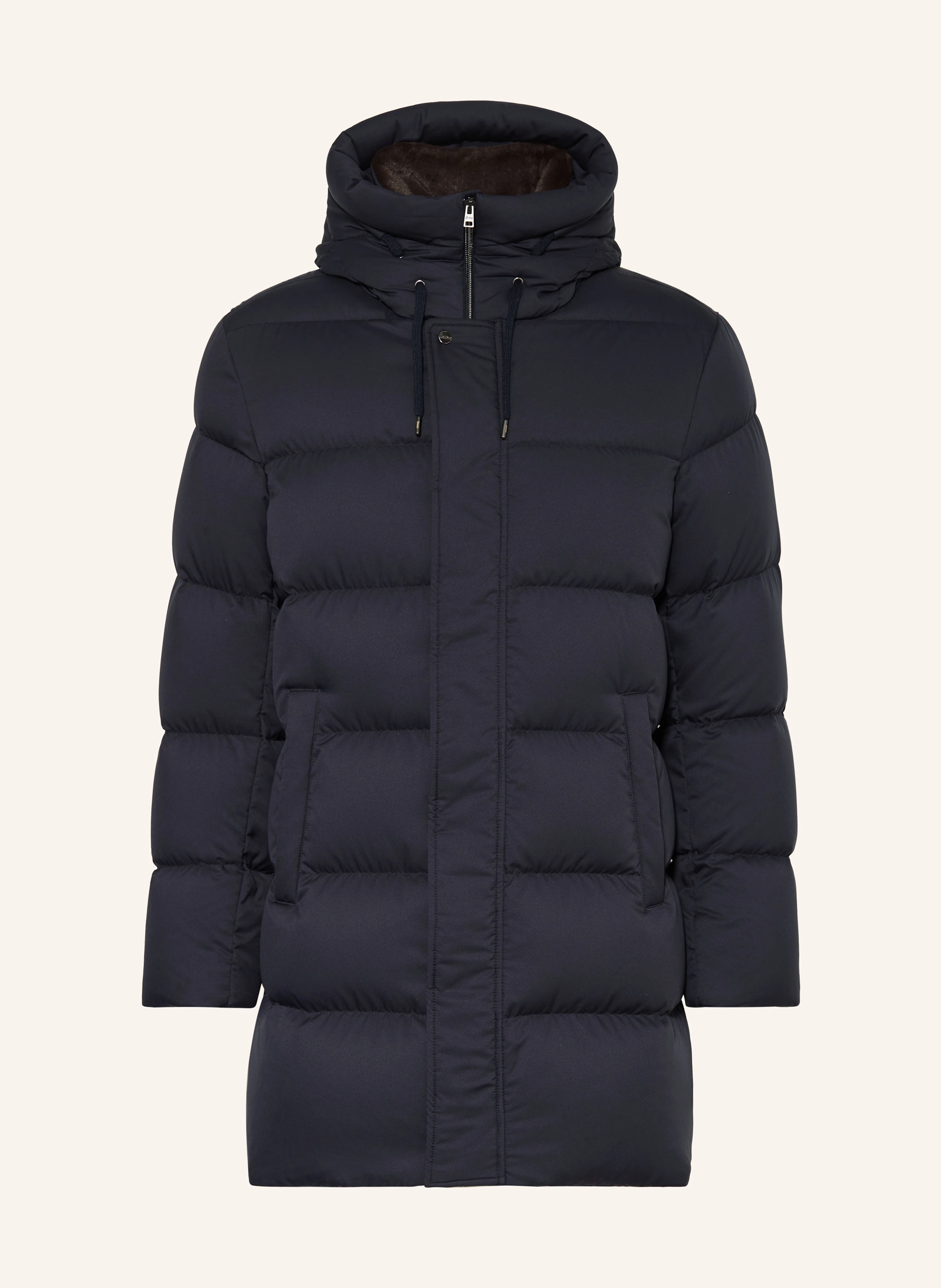 HERNO Daunenjacke mit abnehmbarem Kunstfell