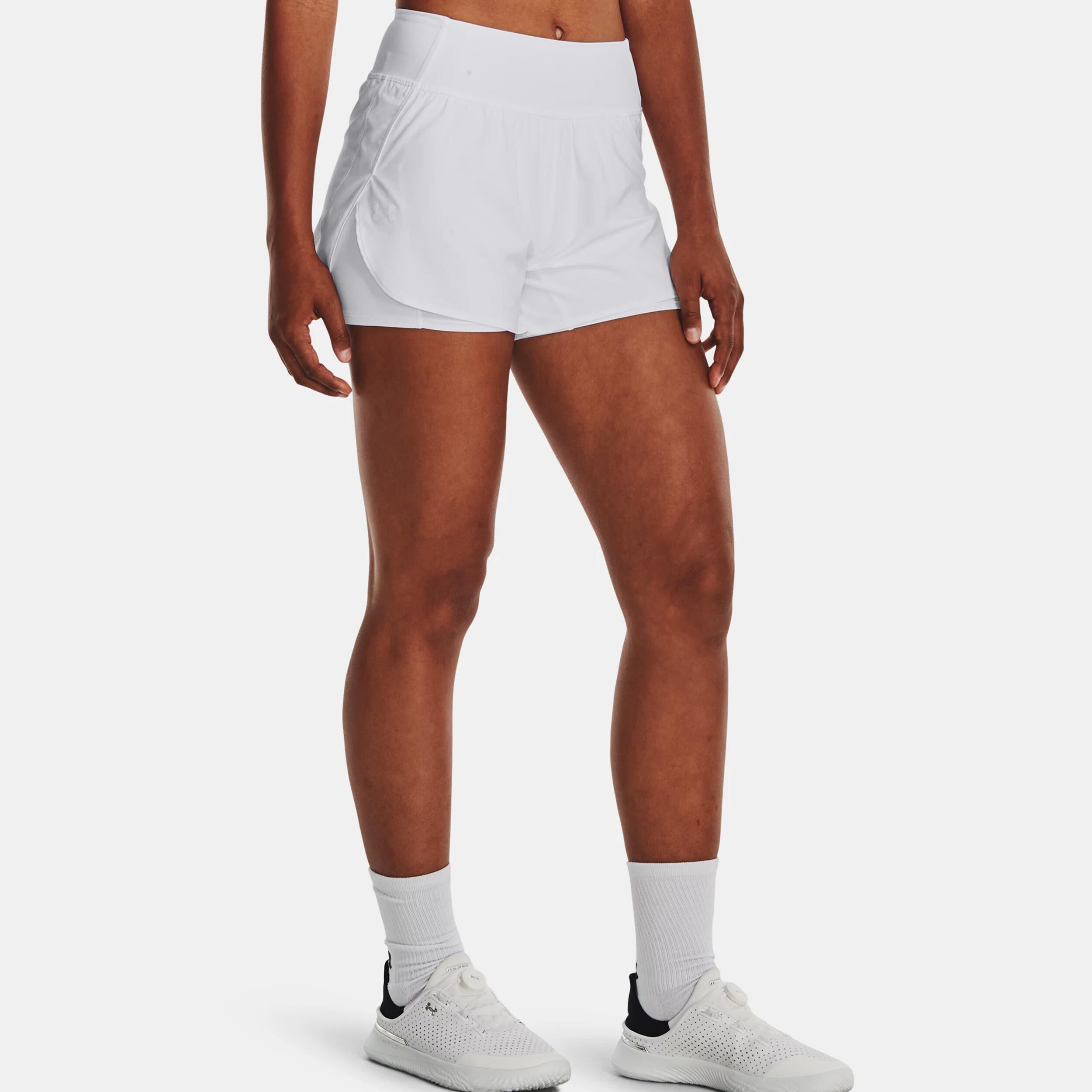 Under Armour Flex Woven 2-in-1 Shorts Femmes - Blanc