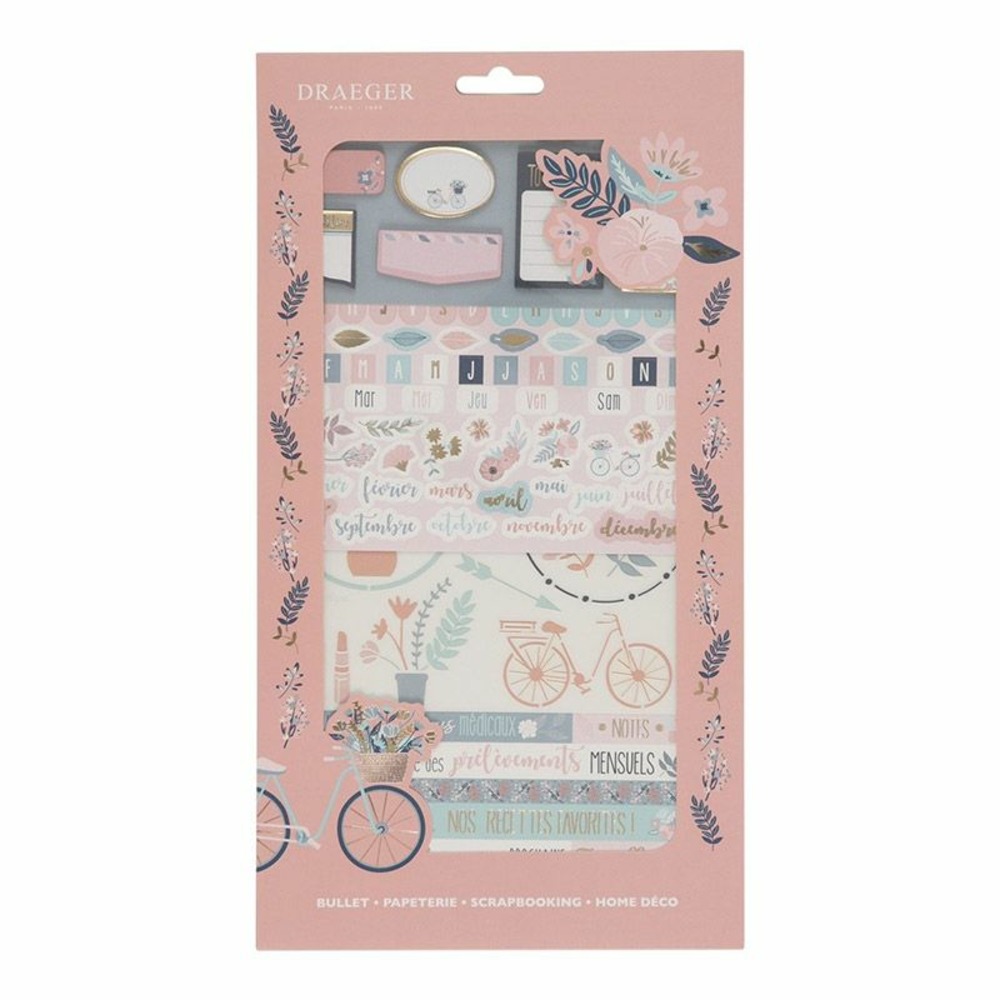 Kit de décoration agenda - fleurs