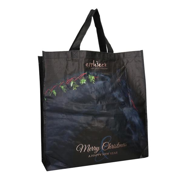 Shopper Epplejeck EJChristmas Black Horse Zwart
