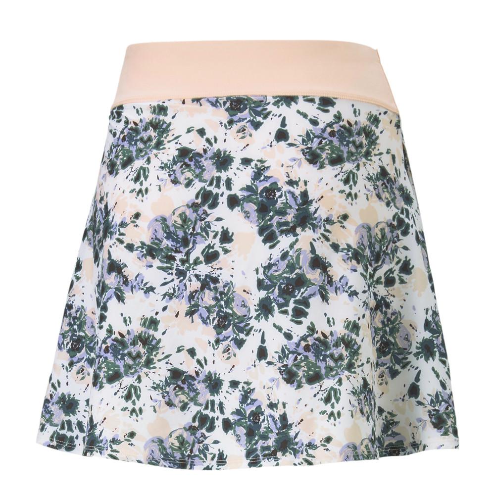Puma Jupe Fleurie Blanc/Rose Femme Puma Skirt