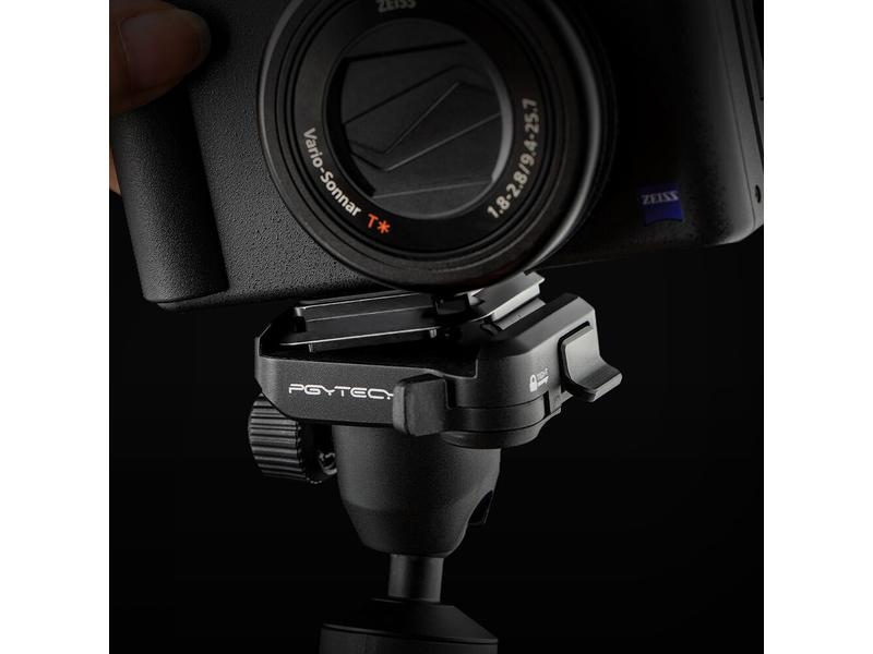 PGYTECH Stativ Mantispod 2.0 Schwarz Tisch- und Vlogging-Stativ mit Kugelkopf
