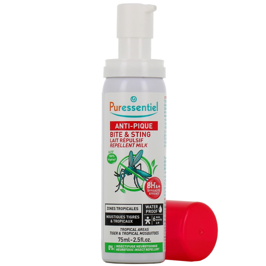 Puressentiel anti moustiques zones tropicales - Lait ou stick répulsif
