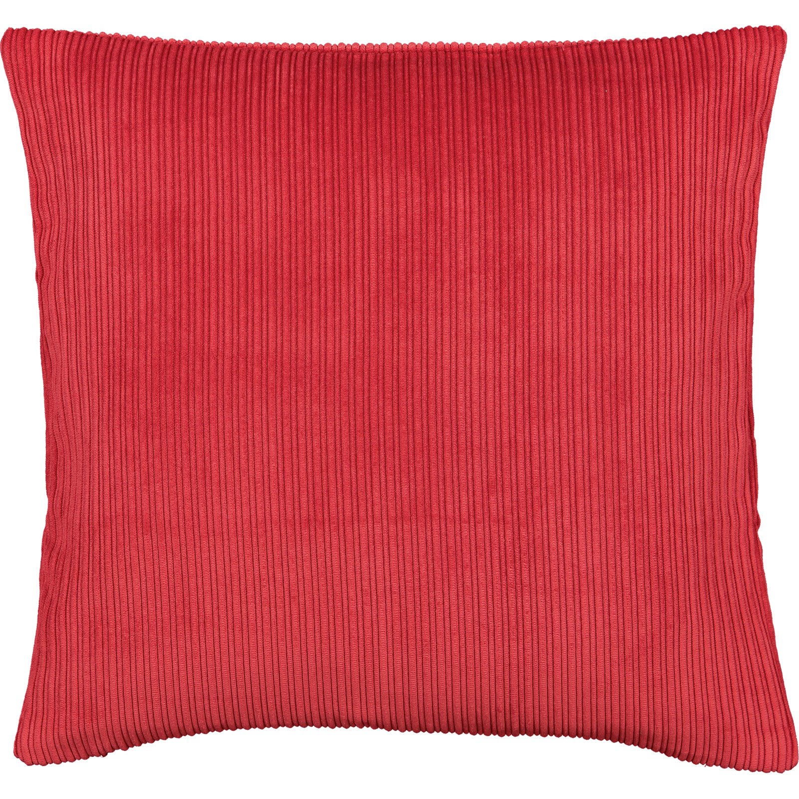 Zierkissenhülle Samt Cord-Optik 40 x 40 cm rot