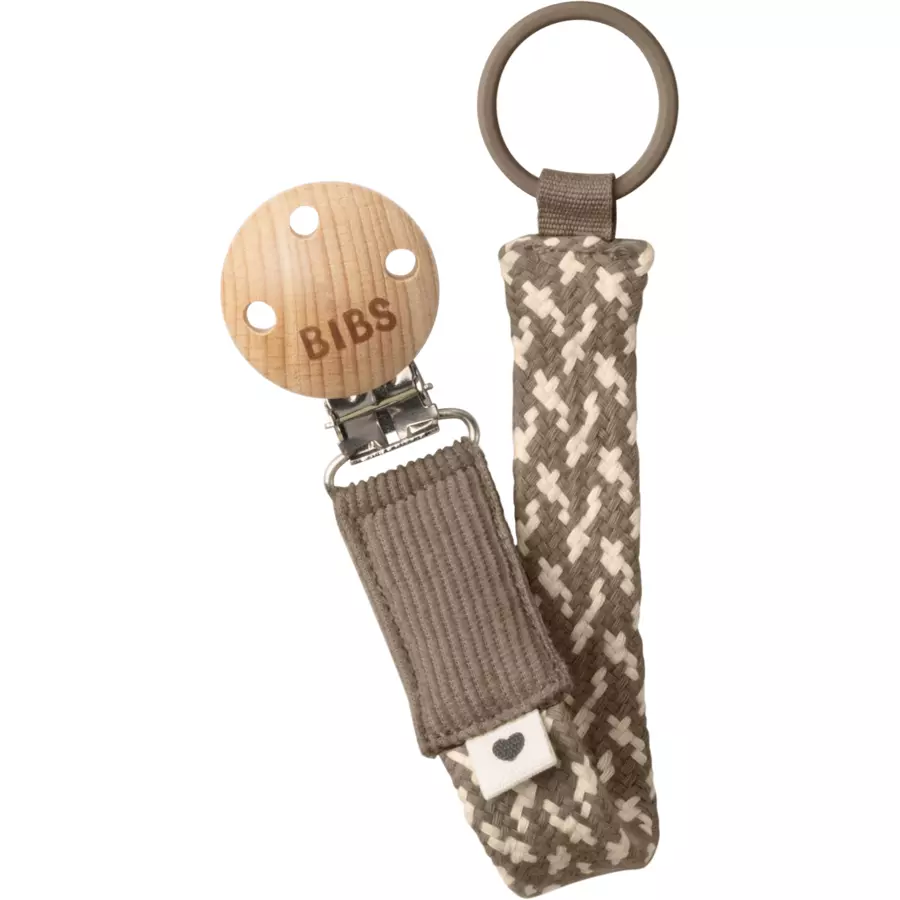 BIBS® Schnullerkette Dark OakVanilla