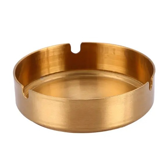 (Ø10cm) Edelstahl Aschenbecher Home Deko Outdoor Aschenbecher - Gold