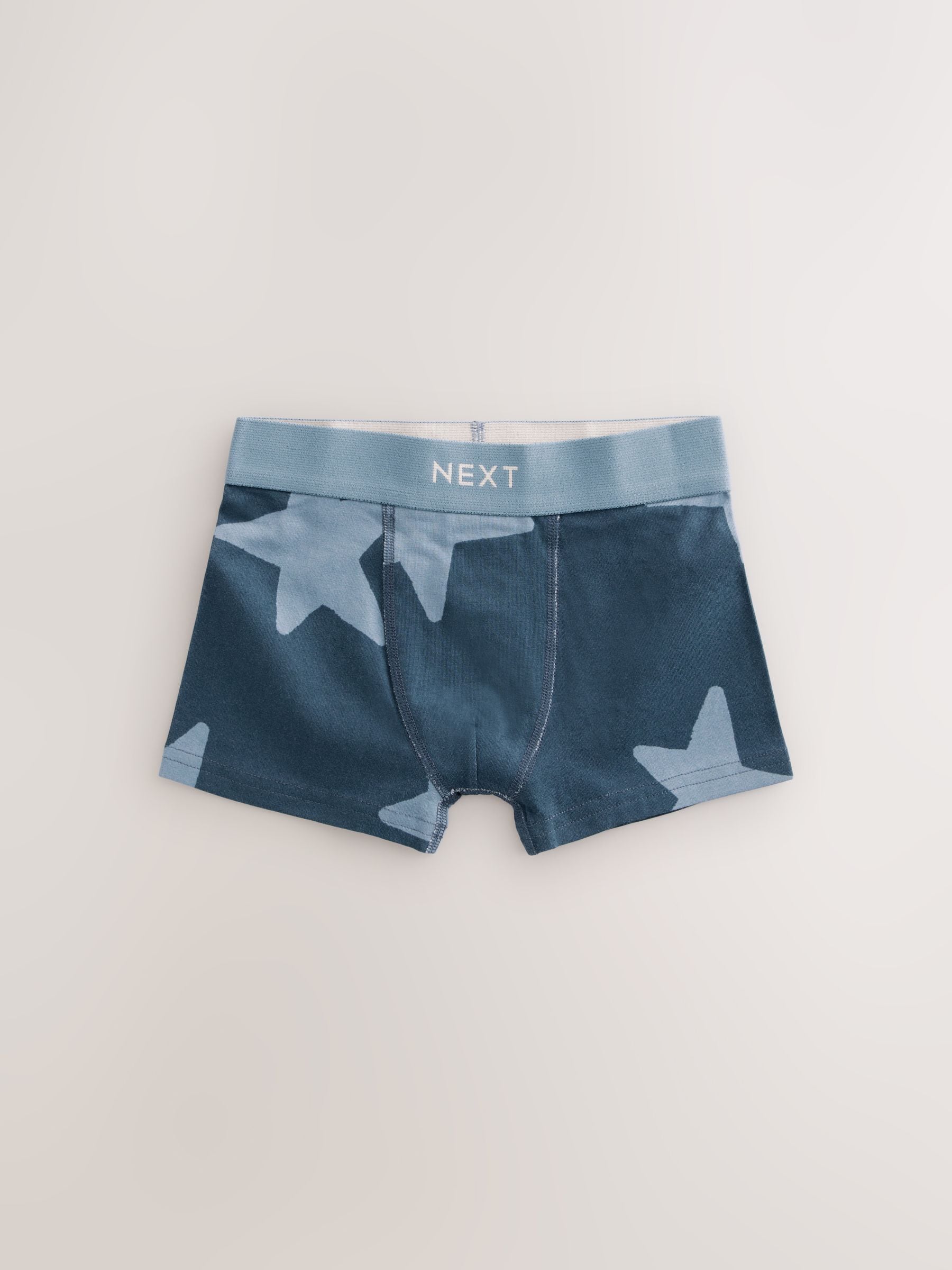 Blauw met sterren en strepen - Verpakking van 10 trunks (1,5-16jr)