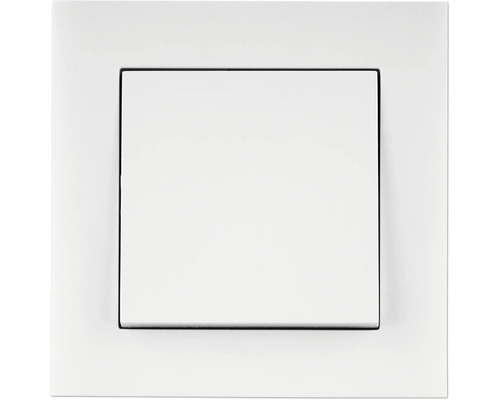 Link2Home inbouw aan/uit schakelaar compleet met frame + afdekking wit