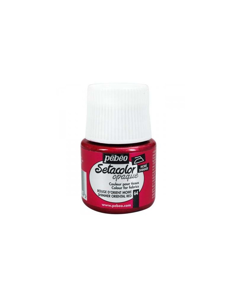 Setacolor Opaque moire Rouge d'orient