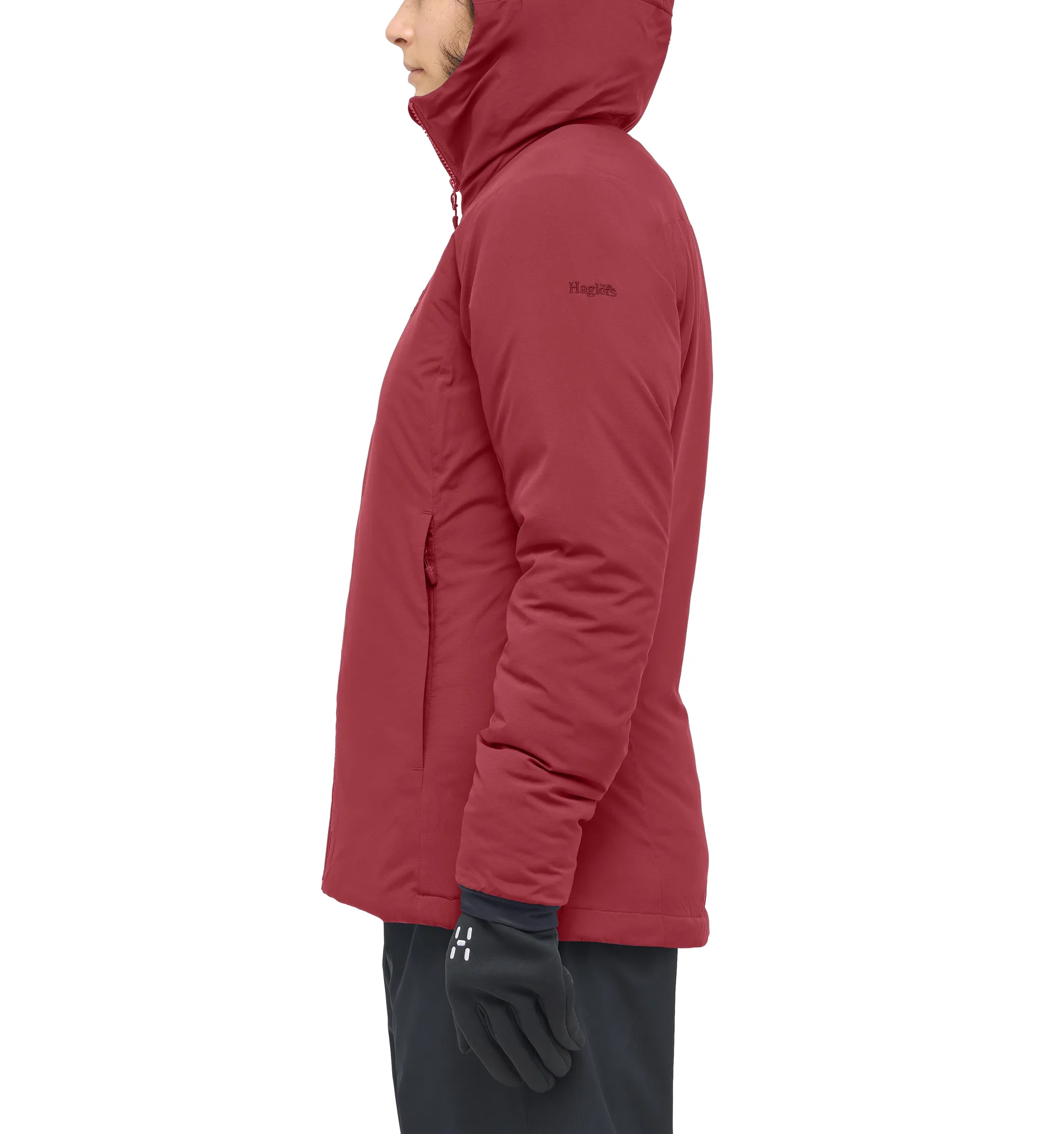 Haglöfs Women's Mimic Alert Hood Carmine Red