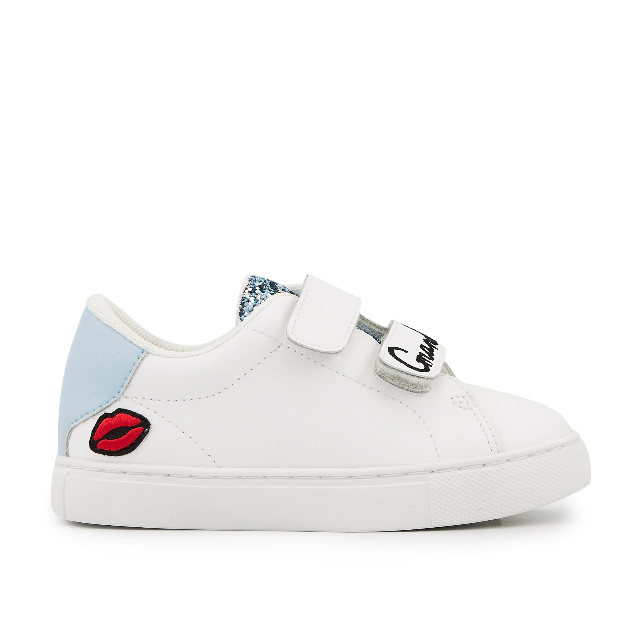 MINI EDITH GRANDE SOEUR - Sneakers en cuir | Blanc