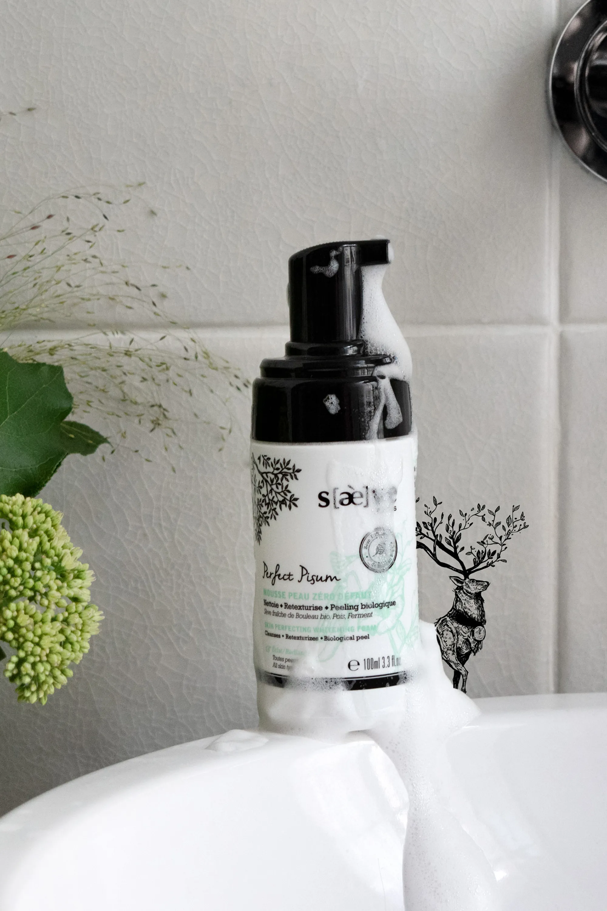 Saeve Mousse visage peau zéro défaut Perfect Pisum-100 ml