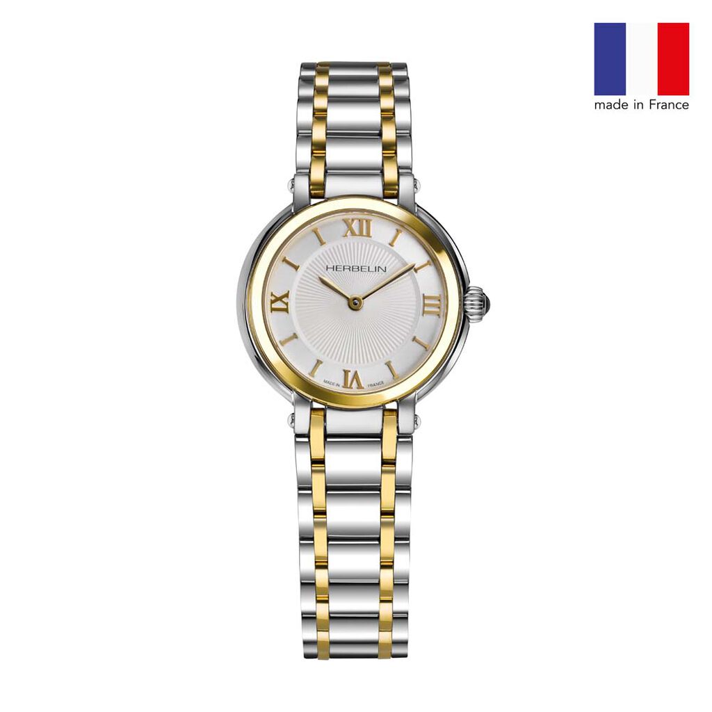 Montre Herbelin Galet Blanc