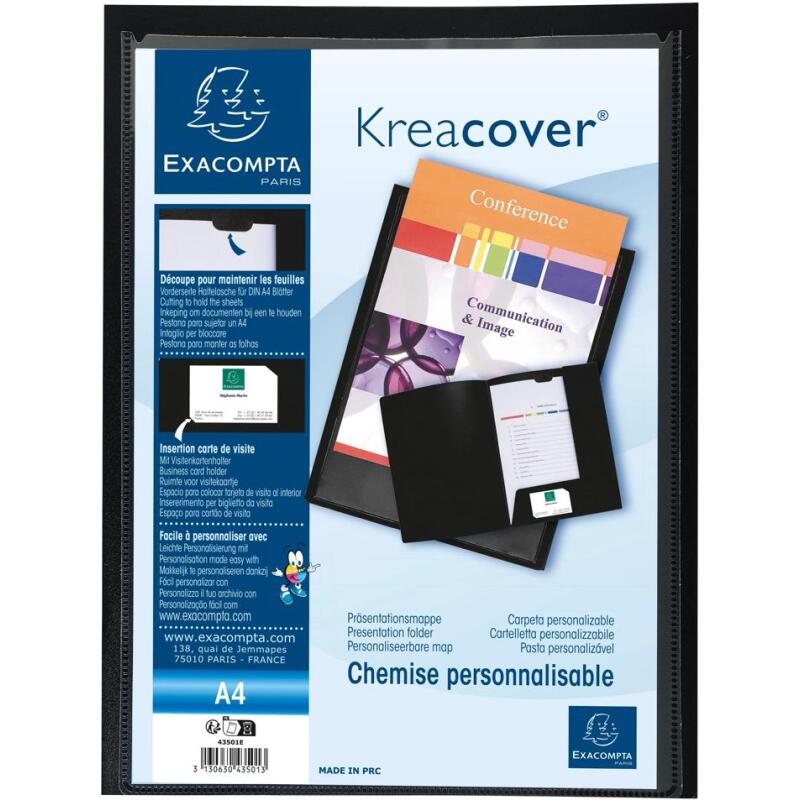 Chemise de présentation polypropylène souple Krea Cover - A4