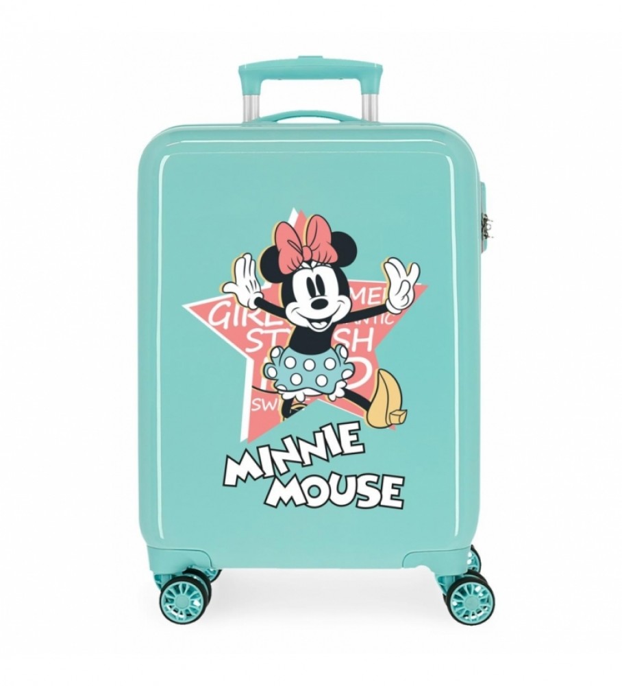Joumma Bags Maleta de cabine rgida Minnie Mouse Thats Easy turquesa -38x55x20cm-