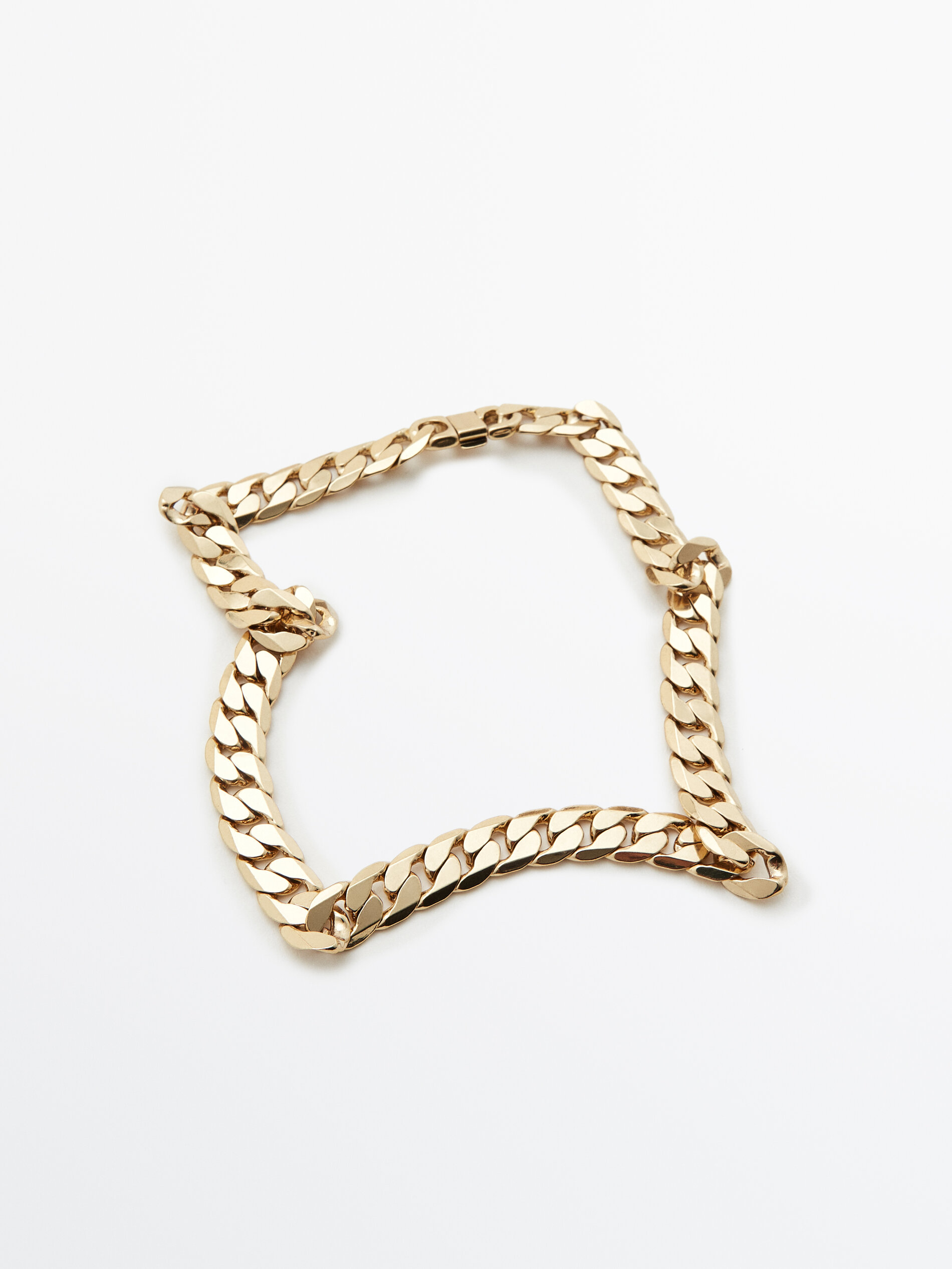 Colar com corrente banhada a ouro - OURO