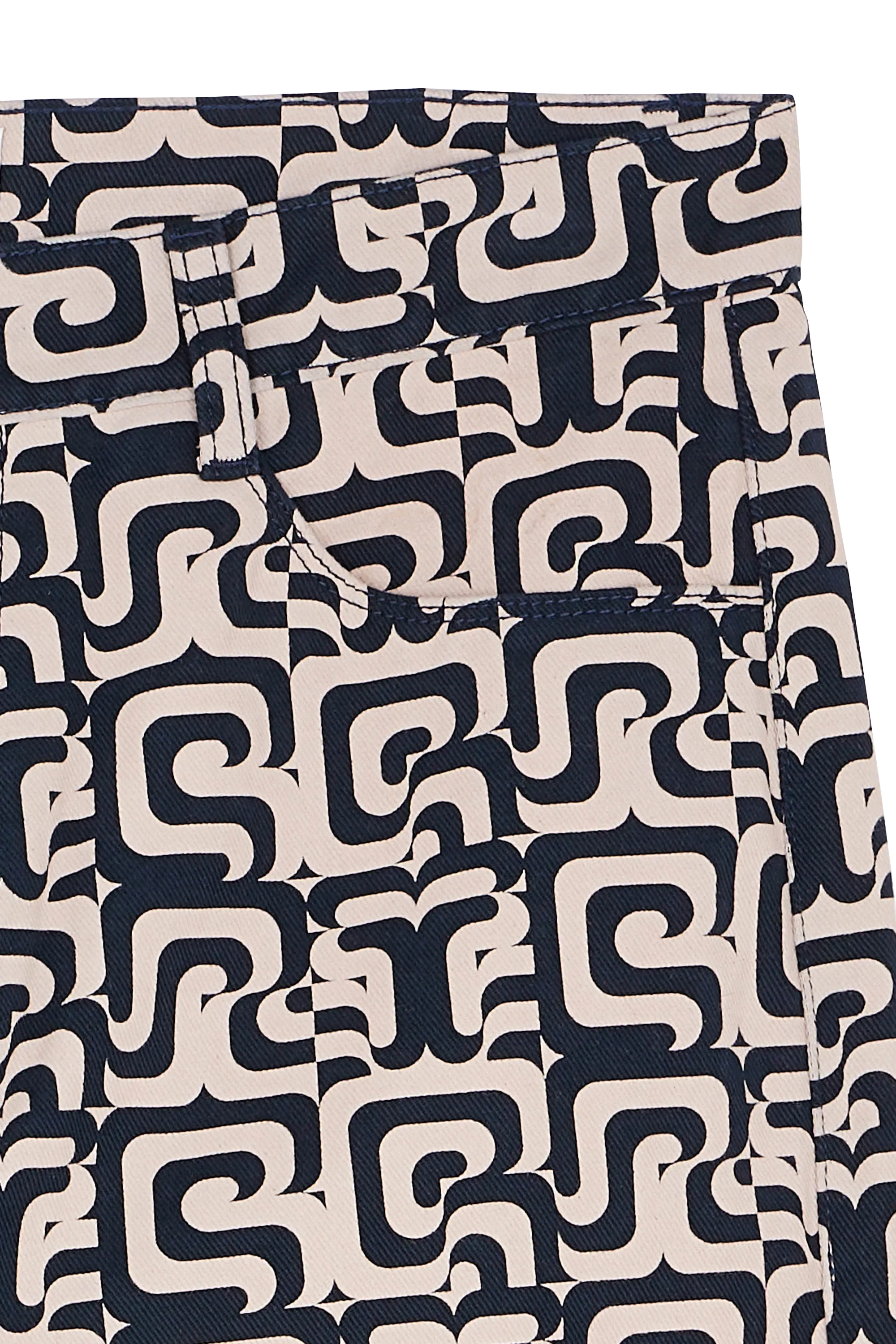 ARTE ANTWERP Pantalon ABSTRACT Bleu