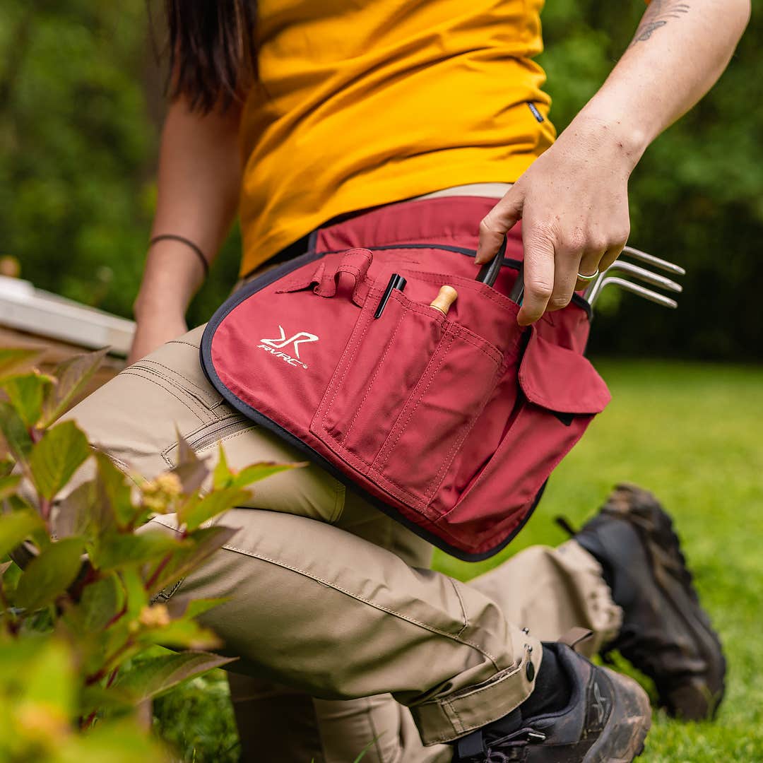 Gardening Pocket Belt  Earth Red