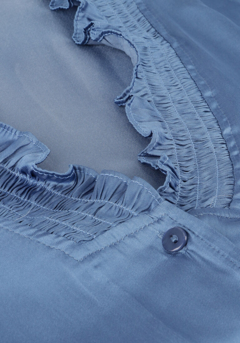 NEO NOIR blauwe neo noir blouse brielle satin blouse