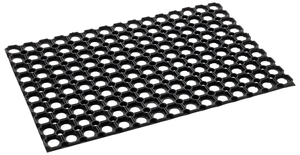 Gummimåtte med ringe 40 x 60 cm