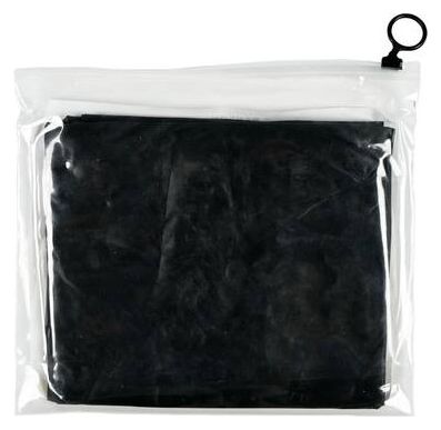Poncho de pluie noir avec capuche - Imperméable taille universelle