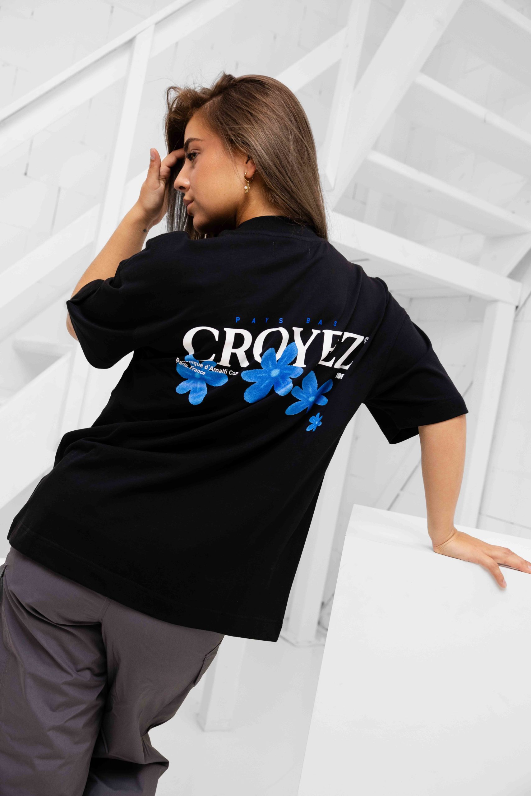 Croyez Botanique T-Shirt Dames Zwart