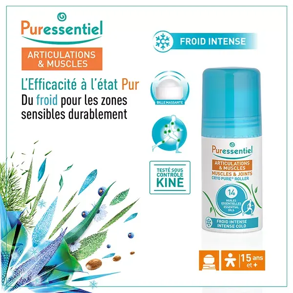Puressentiel Articulações e Músculos Cryo Pure Roller 75ml