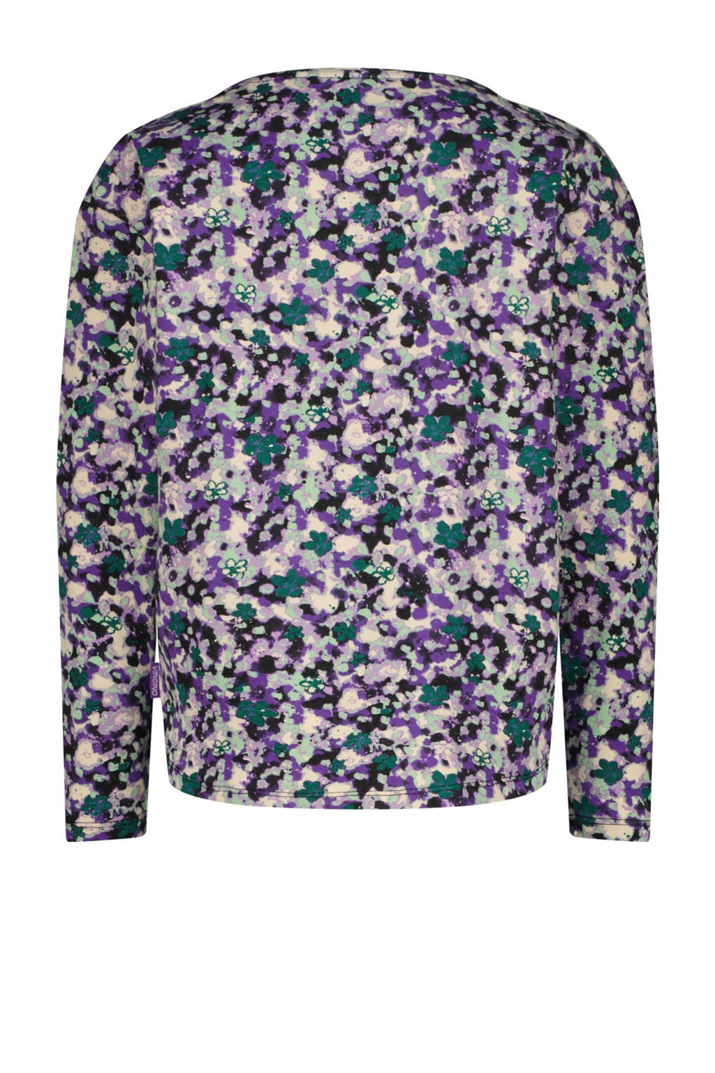 Vingino pyjama Wayra met all over print lila/groen/ecru