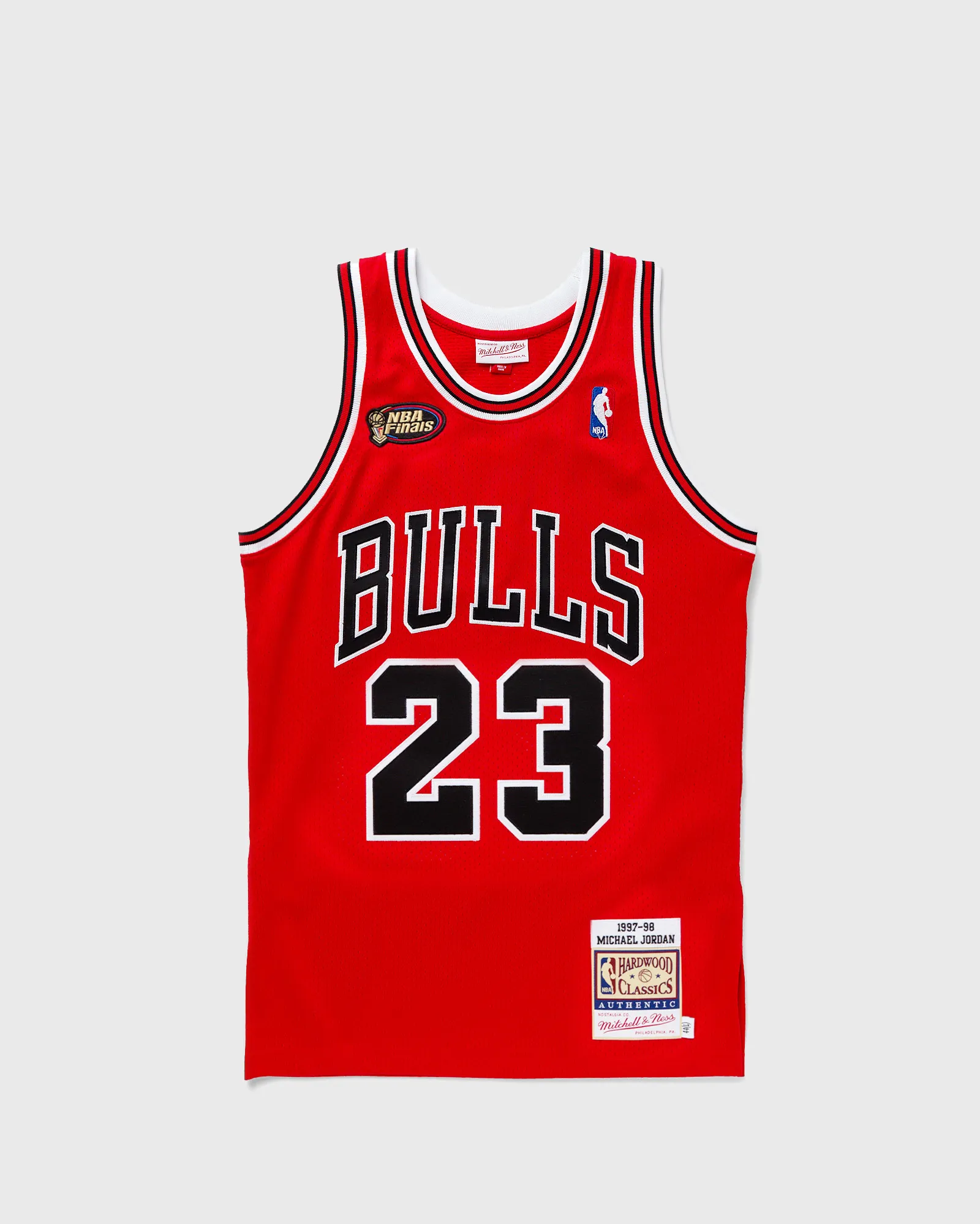 Mitchell & Ness NBA Authentic Jersey Chicago Bulls Road Finals 1997-98 Michael Jordan #23