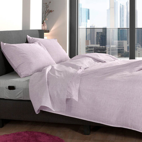 Dekbedovertrek Lino - Grey Lilac