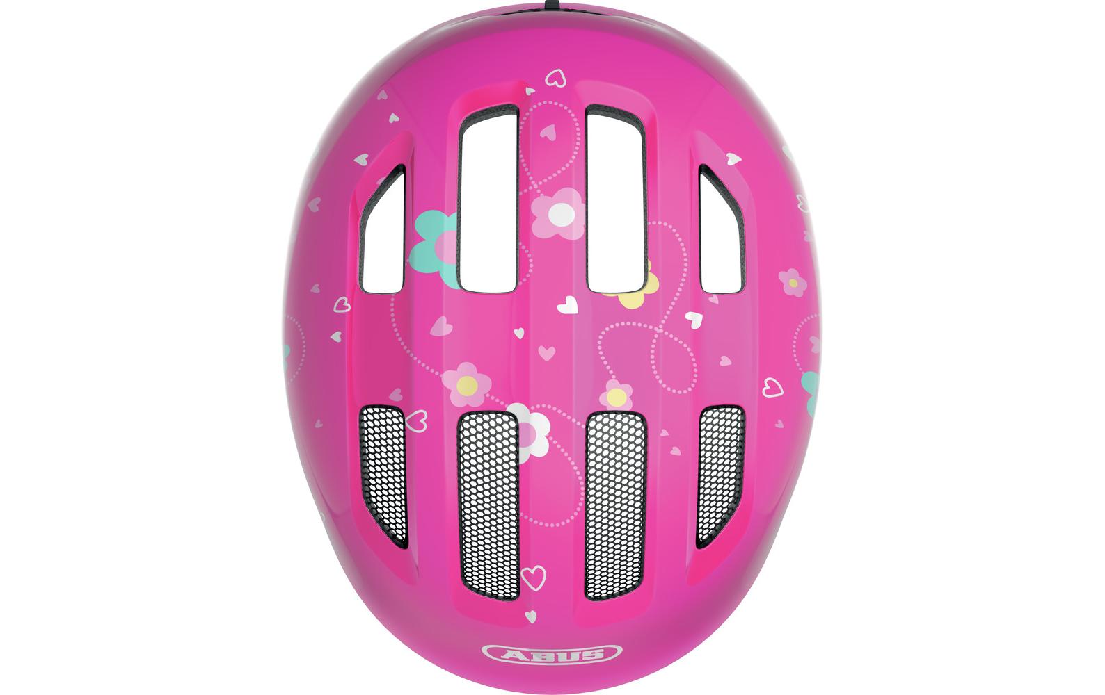 Helm Smiley 3.0 Pink Butterfly Shiny, MFahrradhelm für Mädchen