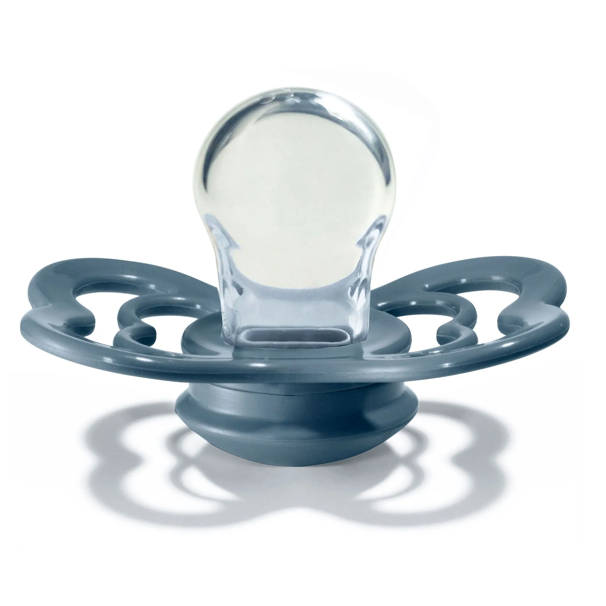 Bibs Suce Symétrique Supreme Silicone 0-6mois Paquet de 2 - Petrol (Grandeur 1)