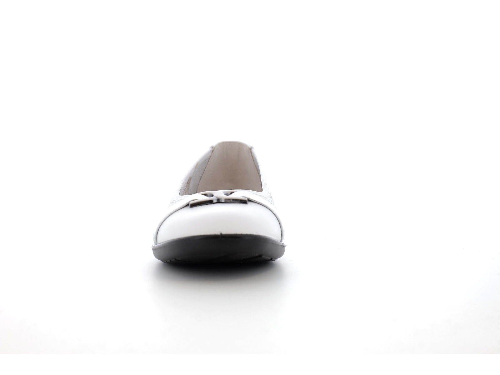 Inea-INDIRA Cuir Blanc Argent