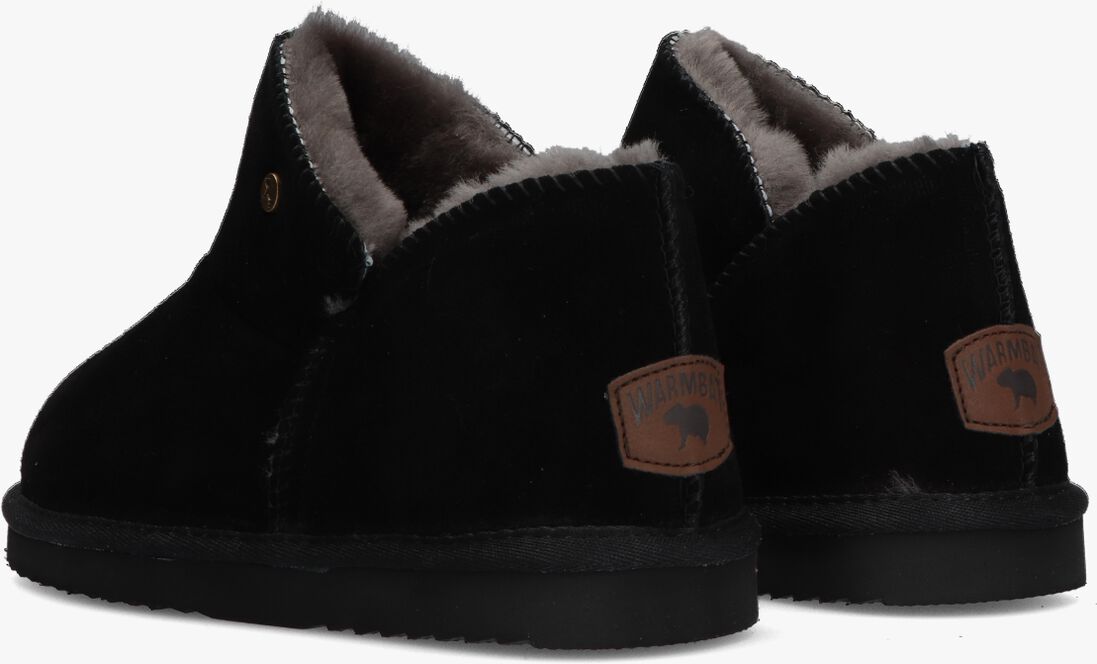 WARMBAT zwarte warmbat pantoffels willow