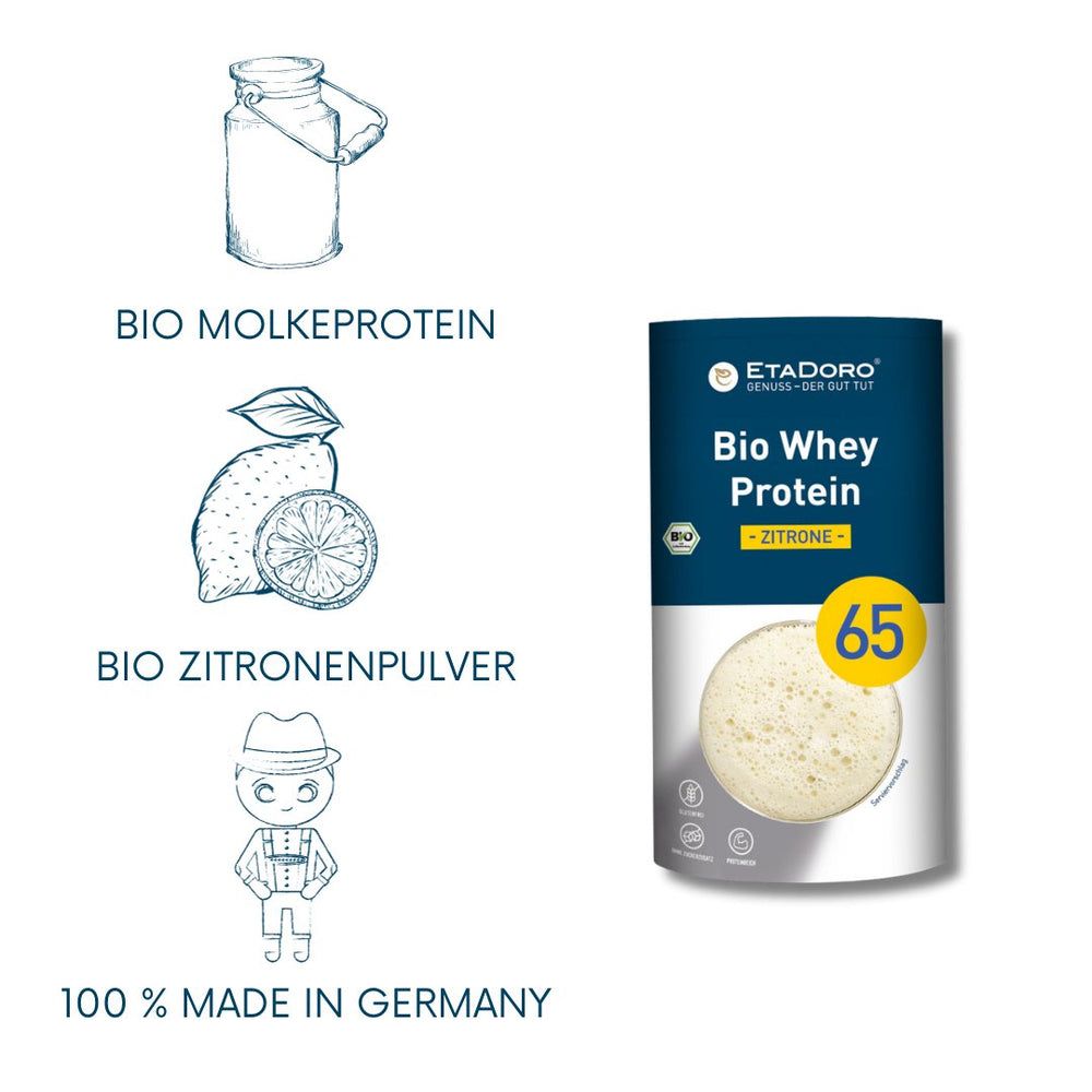 ETADORO Bio Molke Shake Zitrone