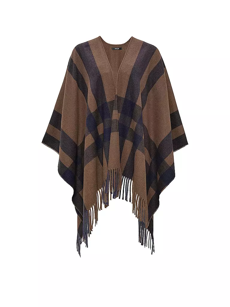 OPUS Poncho - Cape ATANO CAPE braun