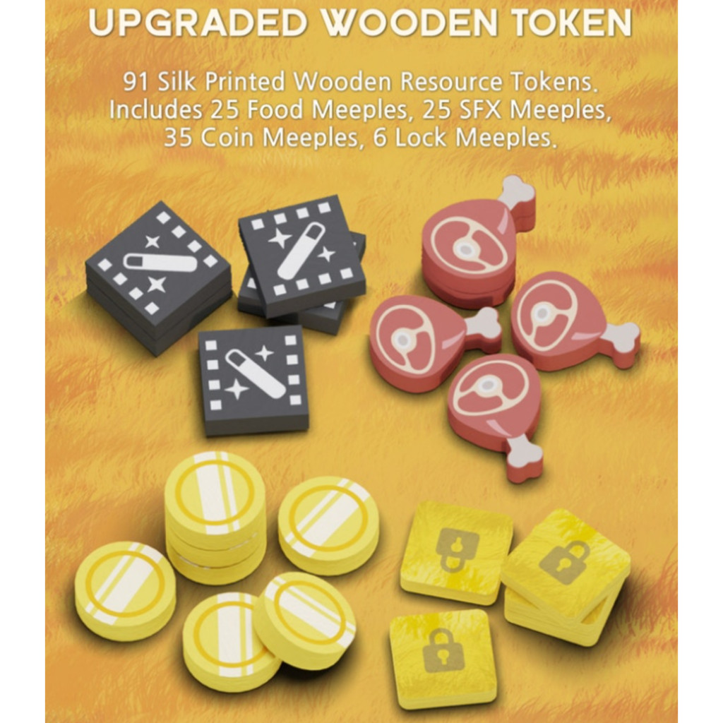 Wild : Serengeti - Upgraded Wooden Token