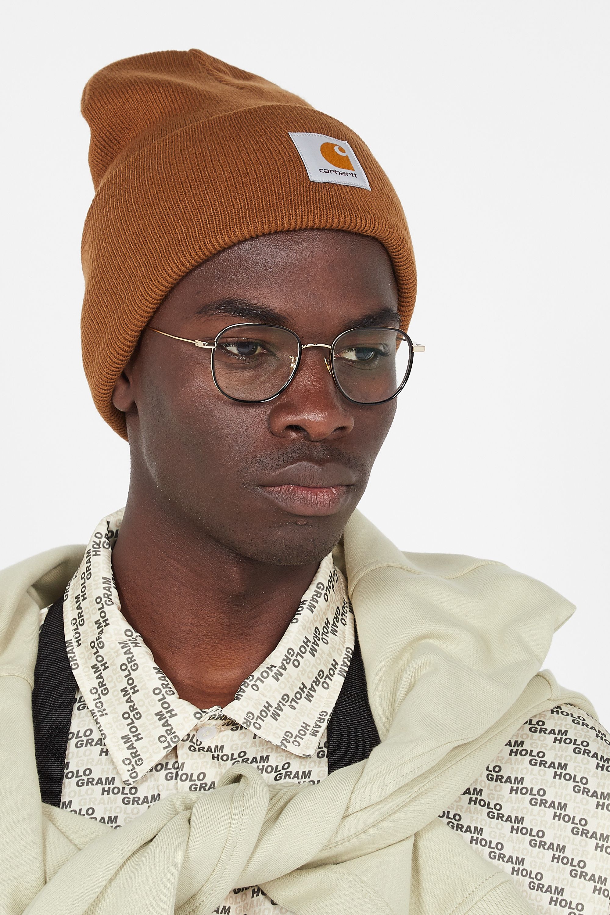 CARHARTT WIP Bonnet Acrylic Watch Marron